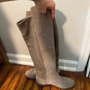 Sole society taupe suede boots